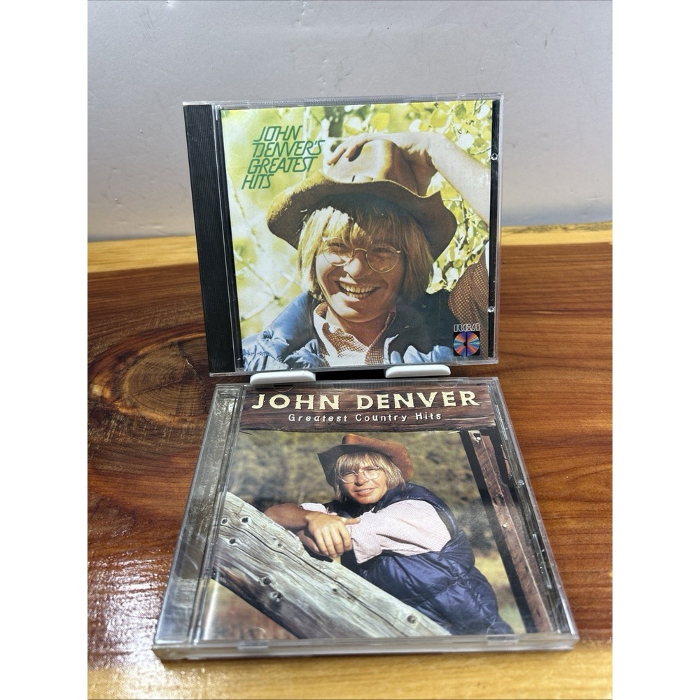 John Denver Lot of 2 CDs Greatest Hits  "Take Me Home Country Road"..